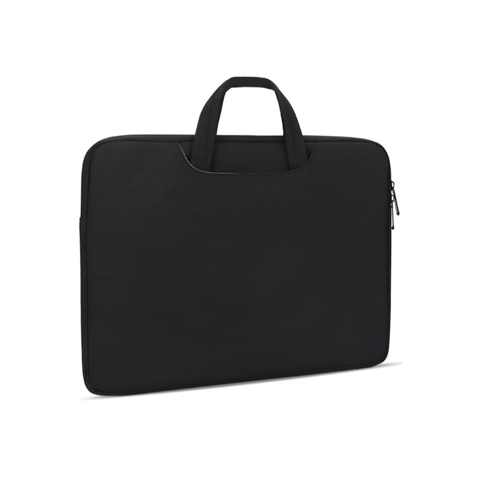 Laptop Carrying Case Sleeve Bag For 15.6 Inch Laptops, Durable Water-Resistant Material, Slim Design Black 6947110389295