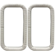 Downspout Safety Caps 2pcs Rubber Drain Nozzle Sleeve for Rain Gutter Childproof White Covers