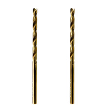 No.60 Jobber Length Drills 0.040" HSS M35 Cobalt Twist Drill Bits 2pcs Straight Shank Wire Gauge Gage