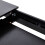 Living And Home 5-Piece Extendable Dining Table Set in Black 5