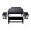 Living And Home 5-Piece Extendable Dining Table Set in Black 4