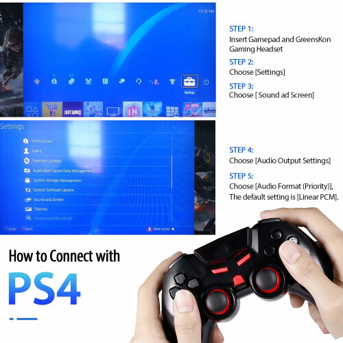 Gaming Headset,for PC Computer Game/MAC/PS4/Xbox One/Nintendo Switch. 2