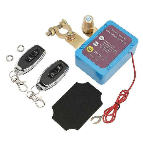 12V 240A Remote Battery Disconnect Switch, Automatic Power Off Switch 2