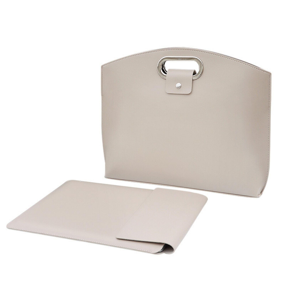 Leather Laptop Sleeve Bag For 13.3/14.1 Inch Laptops And Tablets, Handmade Crossbody Leather Briefcase, Durable And Stylish 6038364503695