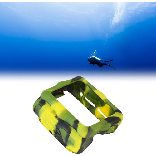 Dive Computer Protect Cover - Durable Silicone Protective Case for Diving Computer Watches, Waterproof, Black, Universal Fit 1