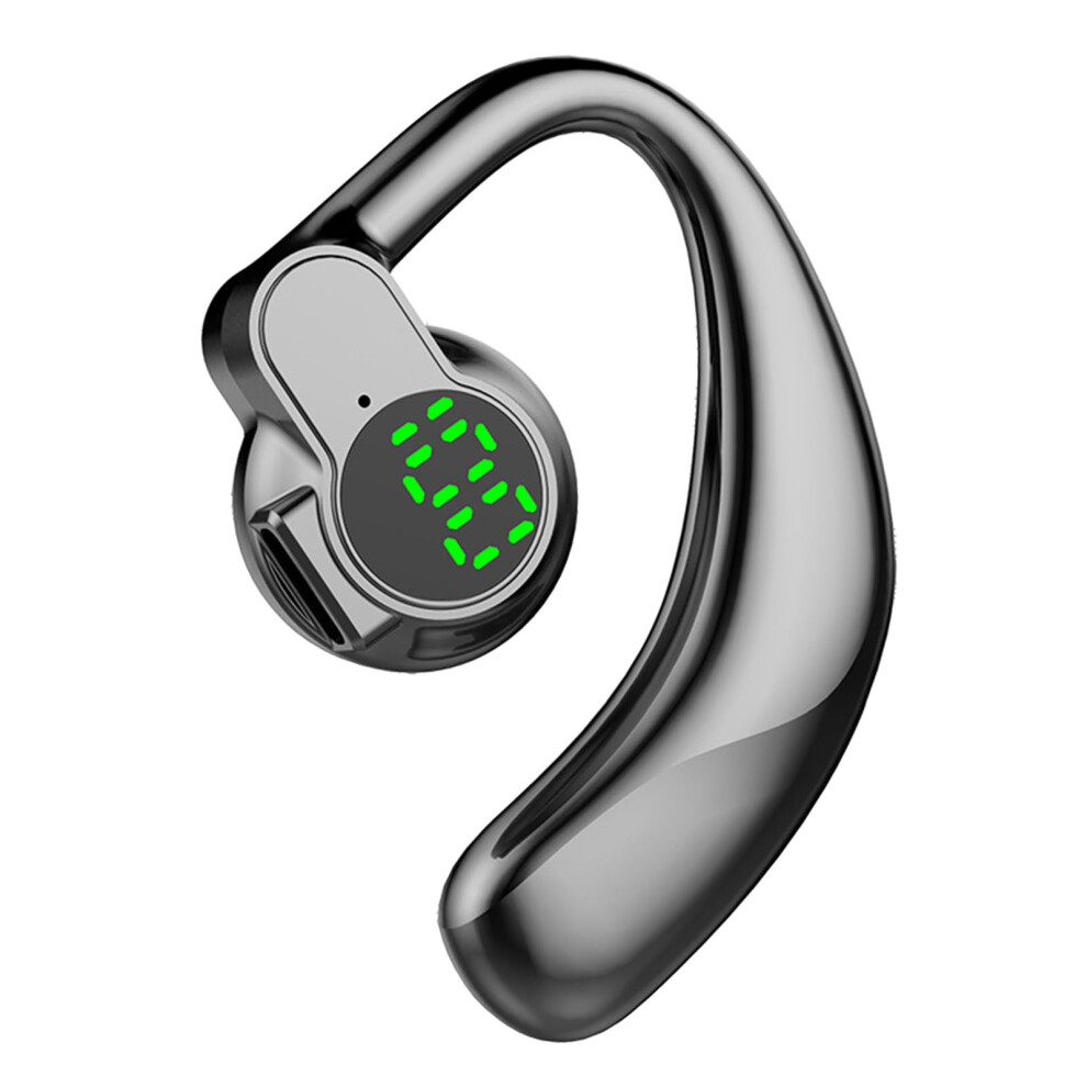 Hanging Ear Bluetooth Headset Wireless Earbuds With Long Playtime Stereo Bass For Sports, Bluetooth Headphones Black 6038364503848