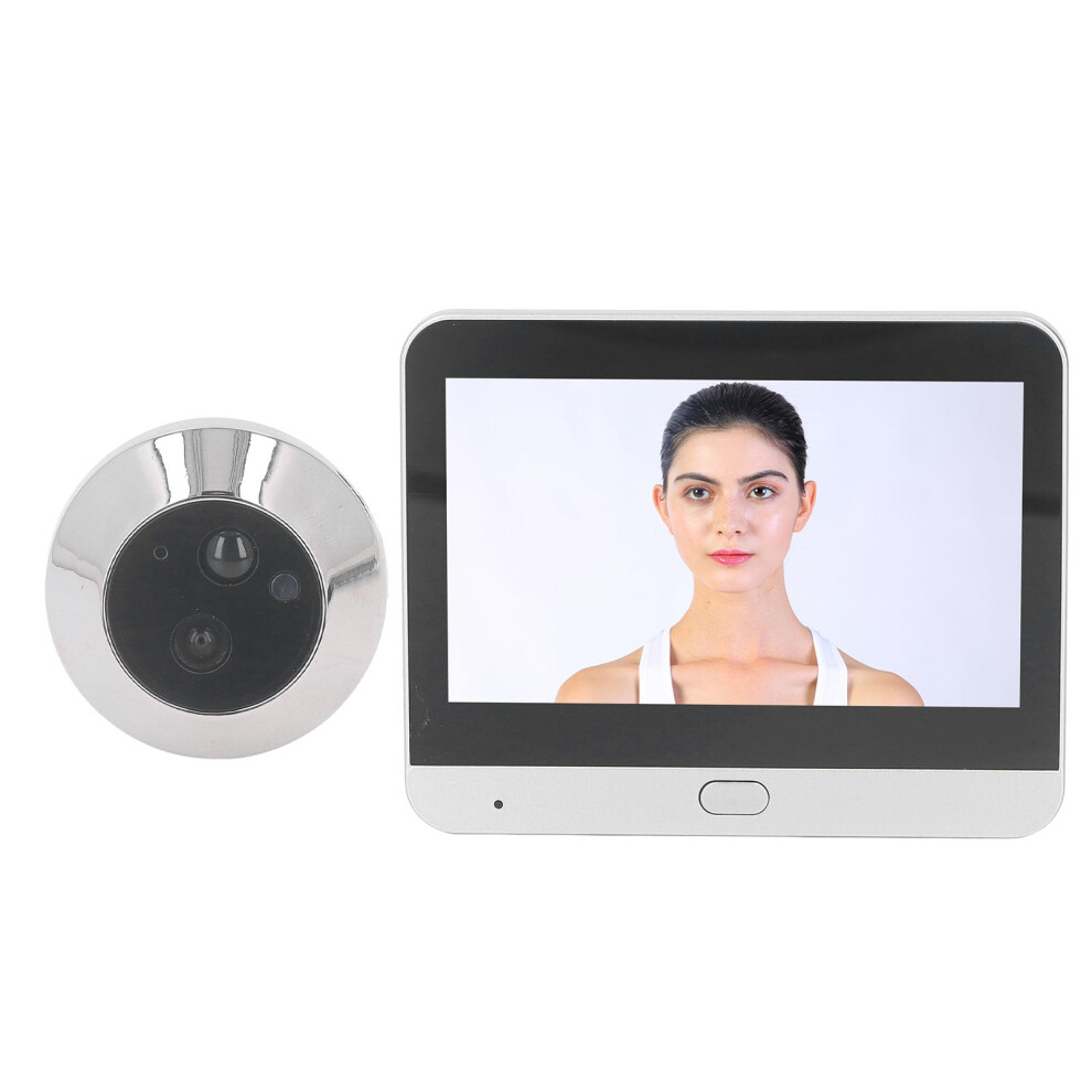 Video Doorbell 1080P Peephole Camera With 4.3 Inch Color Monitor, 120 Wide Angle, Night Vision And Motion Detection Intercom 6038364504104