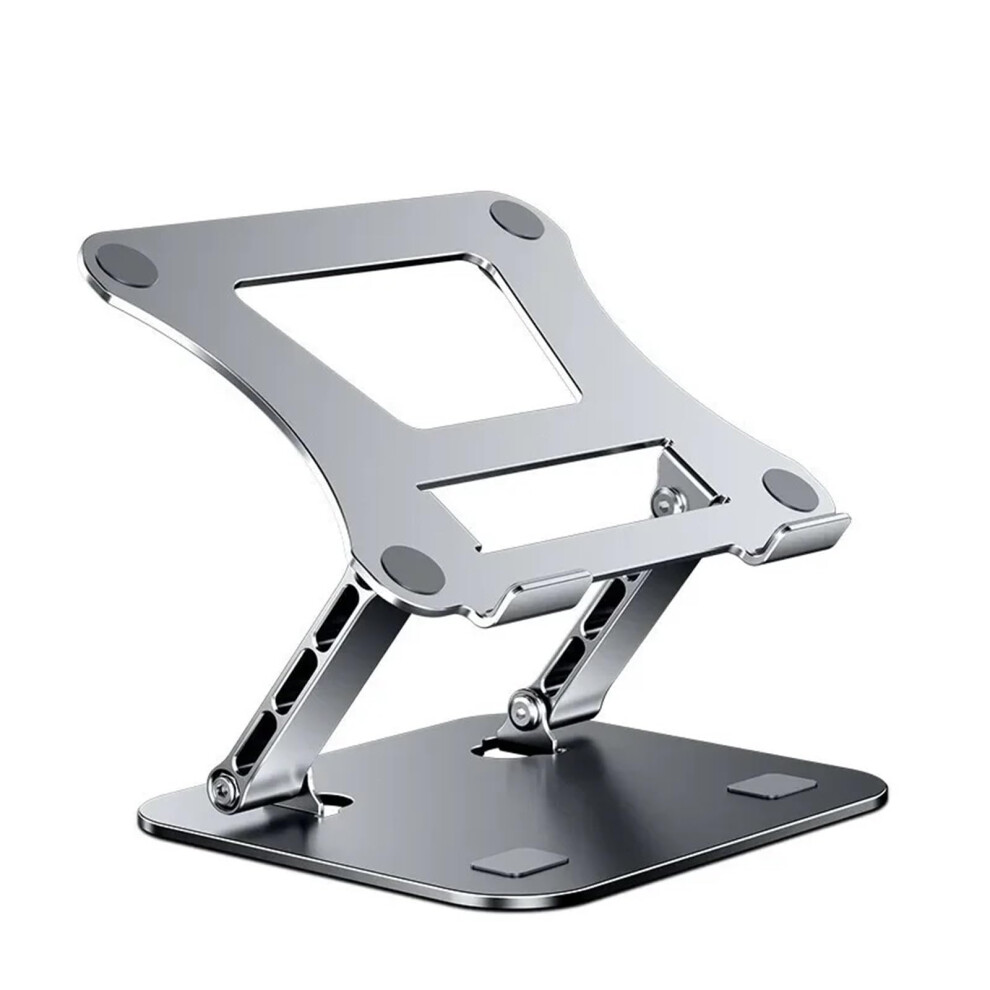 Aluminum Alloy Laptop Stand For Max 17 Inch Laptops, Portable Folding Cooling Holder With Adjustable Height And Lightweight Design 6482260893129