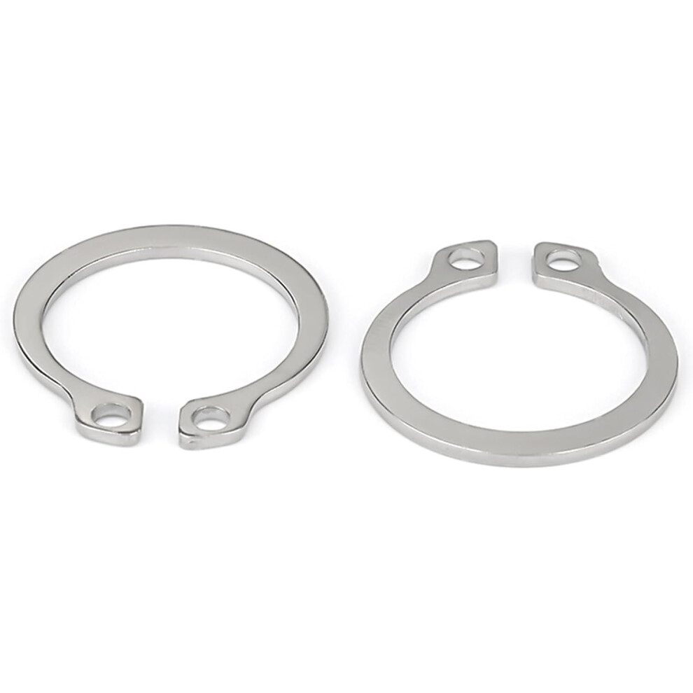 External Retaining Ring 120-145Mm, 304 Stainless Steel Circlip Snap Rings For Machinery Bearings And Fixtures, 2 Pcs 6947110390277