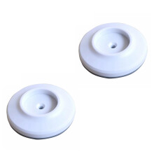 Baby Gate Wall Protectors, 1 Pair Round Design, Pet and Dog Barrier for Interior Doors, Durable Wall Bumpers