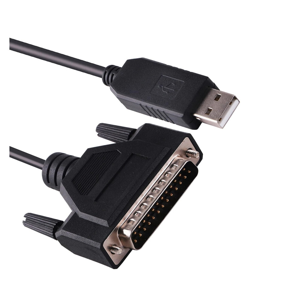Usb To Rs232 Db25 Serial Adapter Cable 1.8M For Fanuc Cnc Dnclink Configuration And Setting Transfer 6447073878312