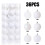 (White) 36 pcs Christmas Balls Christmas Tree Decorations 4