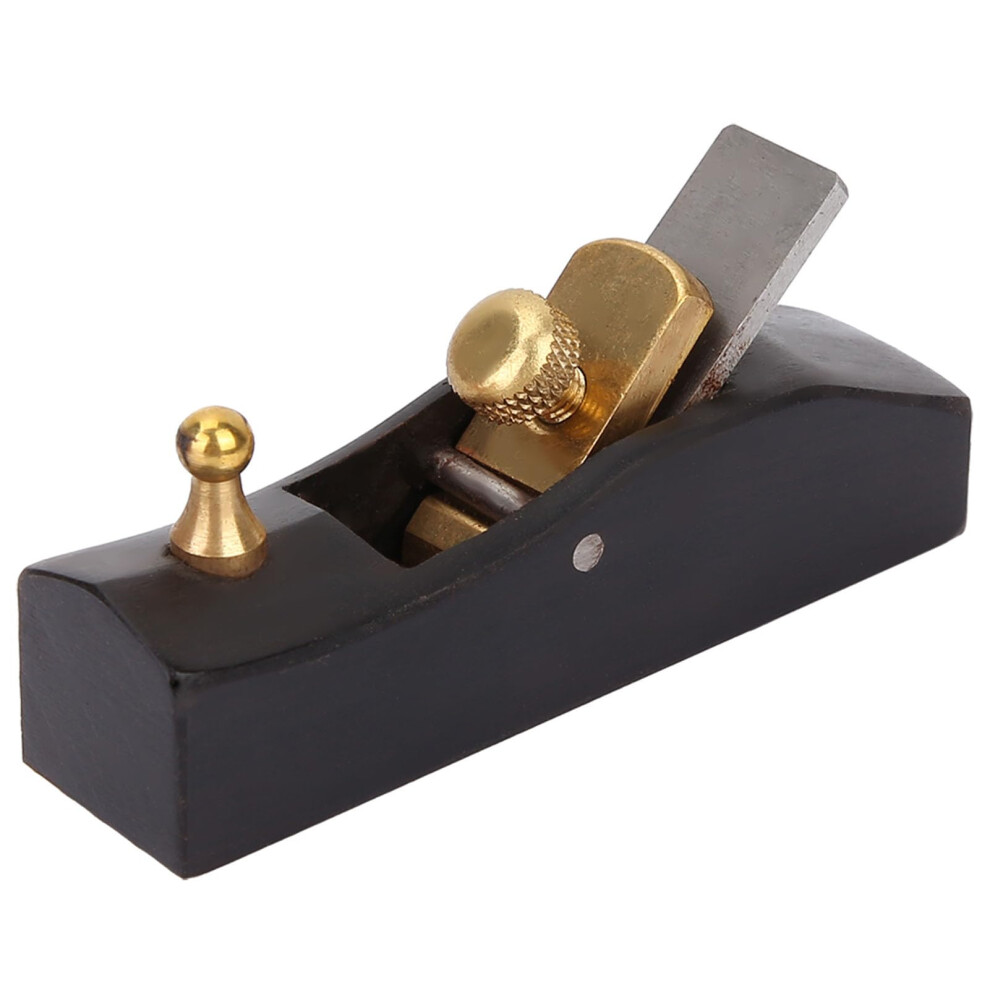 Woodworking Hand Plane, Premium Ebony Carpenter Tool, 65 Manganese Steel, 120Mm And 80Mm Flat Plane For Wood Polishing And Deburring 6447073878831