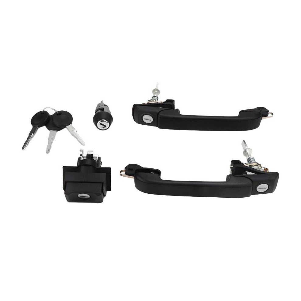 Car Door Locking System Lock Set Door Handle Lock Kit Fits For Golf Mk3 1H0837207b 1H0905855a 1H6827571a 1H0898081 4851084556145
