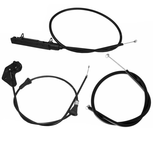 3PCS Engine Hood Release Bowden Cable for E46 320I 323I 98-05 51238208442