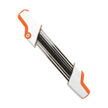 2-in-1 Chainsaw Sharpener for 3/8" Pitch, 5/32" File Diameter, Manual Chain Saw File Tool for Easy Sharpening