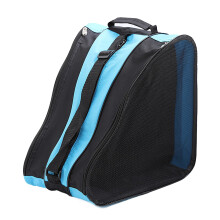 Ice Skates Bag Large Capacity Shoulder Bag for Inline and Roller Skates Adults Blue Durable Material