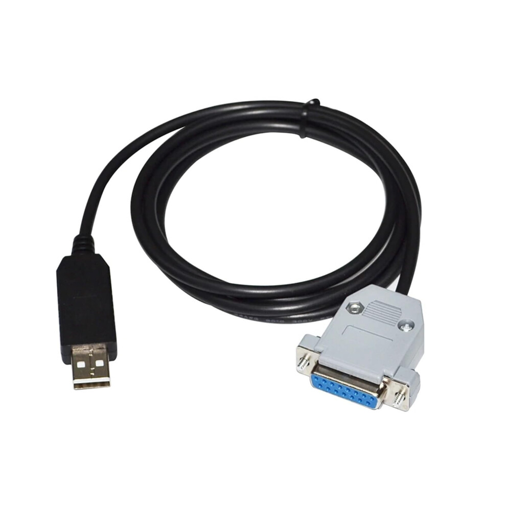 Usb To D-Sub 15-Pin Db15 Female Adapter Rs485 Serial Communication Cable 5M Length Compatible With Pc And Devices 6447073879357