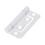 TIMco Timco Steel 105 Pattern Radius Corner Flush Hinge - 50 x 38.5 x 1.2mm (White) (2 Pack) 1