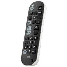 ONE FOR ALL Zapper+ 3-in-1 Universal TV Remote Control (URC6820) with Learning Feature, Dual Power Keys, Easy 3-Step Setup