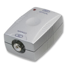 PRO SIGNAL Digital SPDIF Converter: RCA Coaxial to TOSLINK Optical (PSG08094) - Includes Power Supply