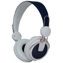 Pro-Signal HiFi On-Ear Headphones, Closed-Back, White/Blue, 32Ω, 1.5m Cable - PSG08459