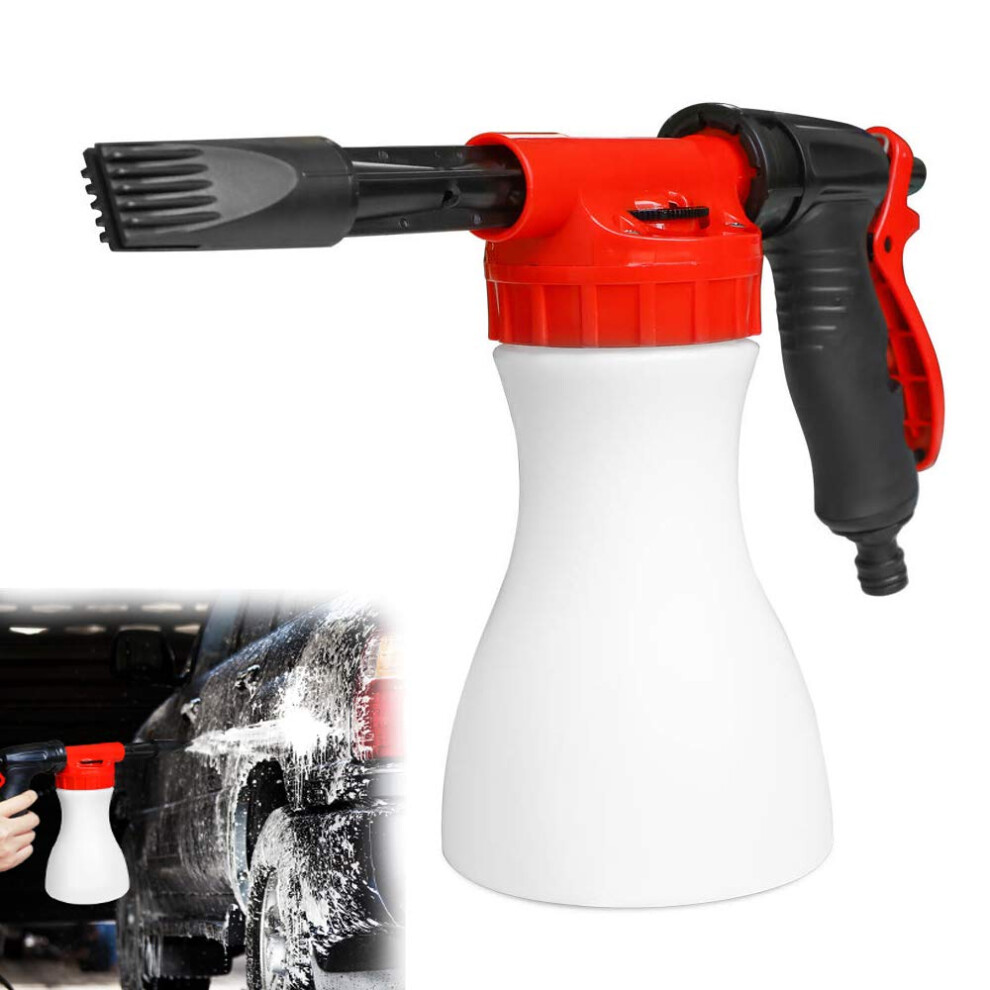 Car Foam Gun Sprayer With Adjustable Ratio Dial, Snow Foam Lance For Car, Motorcycle, Home And Garden Cleaning 6482260894478