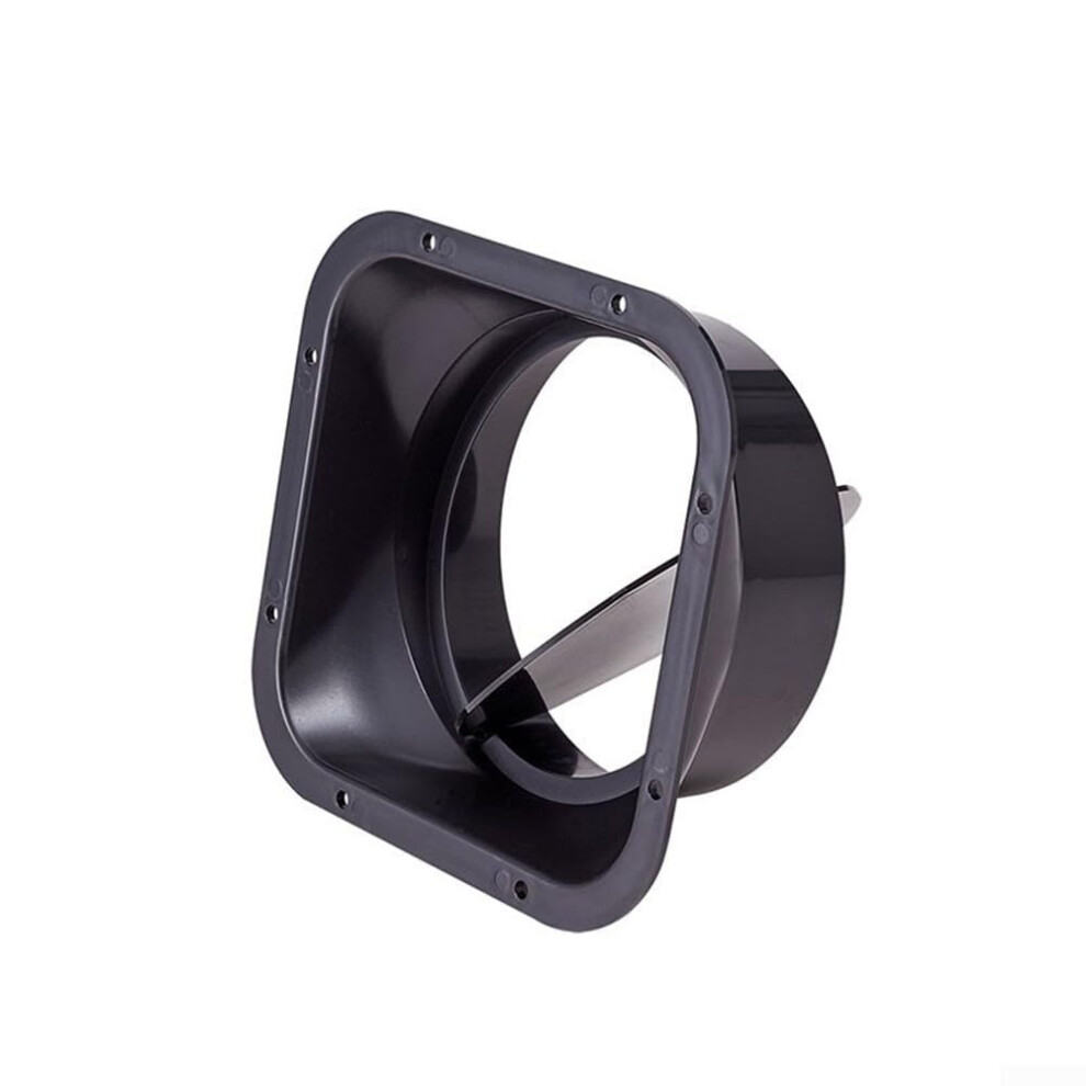 Abs Plastic Duct Connector With Square Flange Design For 100Mm Ventilation Hoses Compatible With Hvac Systems 6482260894447