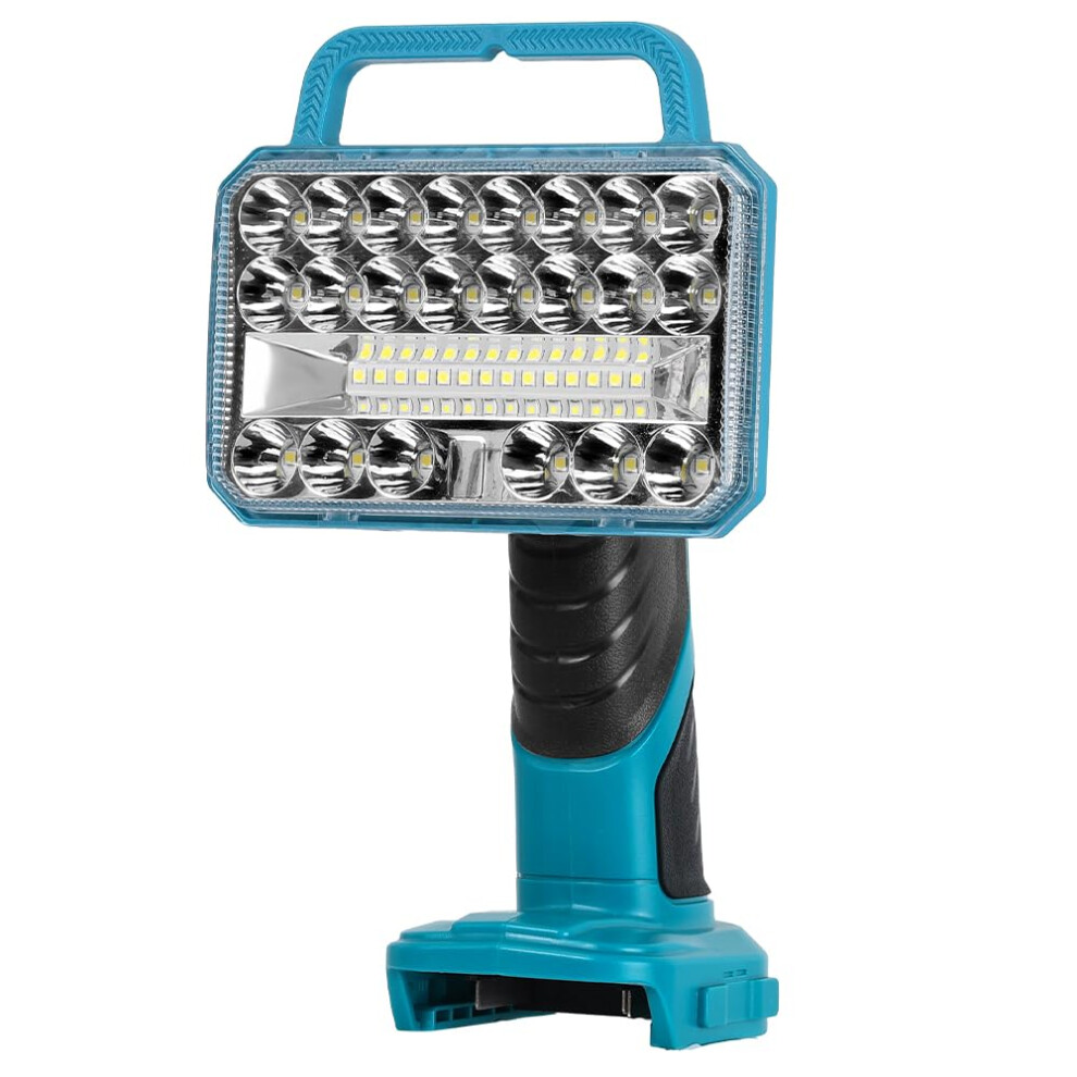 18W 18V Battery Cordless Led Work Light, 2000Lm Portable Flashlight With 3 Brightness Modes And Usb Port 6038364506238