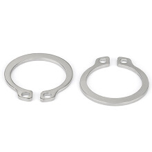 Circlip Pliers Set, 2 Pcs 120-145mm External C-Clip Retaining Rings, 304 Stainless Steel for Machinery Bearings