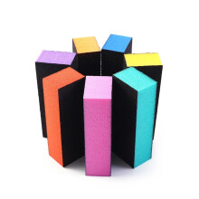 Schleifblocks 10 Stück Polierte Eva-Schleifblock Nail Art Buffer Sponge Orange für Nägel Maniküre und Pediküre