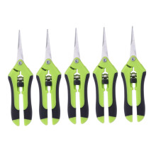 Pruning Shears Set of 5 Stainless Steel Gardening Scissors for Bonsai Plant Trimming and Garden Care