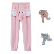 (L, Pink) Funny Elephant Pants Womens Mens Lounge Pants Home Plush Couple Pajama Pants Gift For Boyfriend-Good