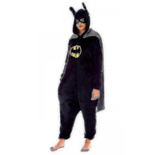(M (for 160cm-170cm height), Batman) Superhero Spider Man Batman Onesiee Kigurumi Fancy Dress Costume Hoody Pyjamas Yalo
