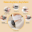 Massage Gun Deep Tissue Muscle Therapy Percussion Message Relax Back Neck 6 head 7