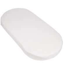 Baby Bassinet Mattress 33"x20" Oval Hypoallergenic 2" Thick Water-Resistant Breathable Cover Compatible with Maxi-COSI