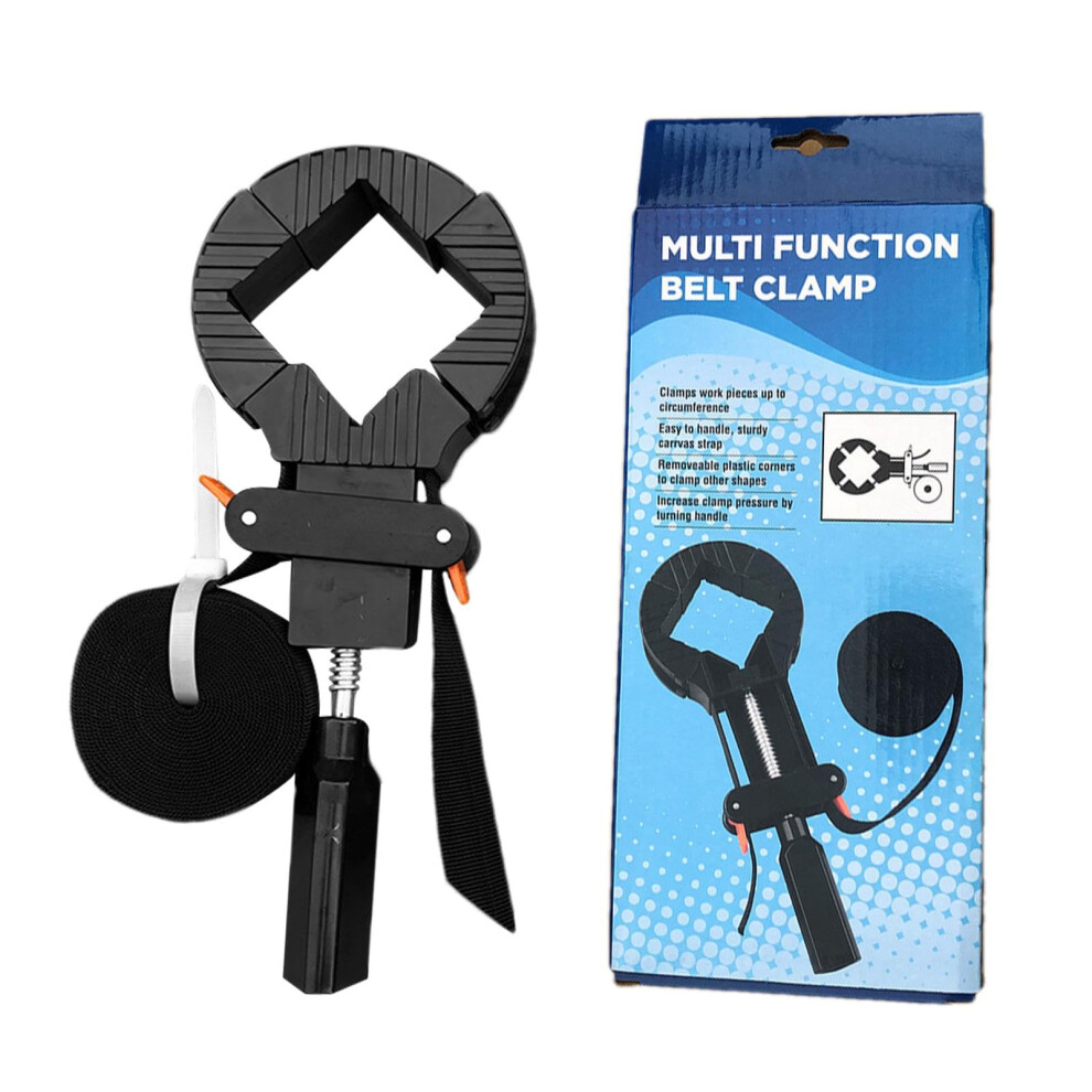 Multifunction Belt Clamp | Adjustable Nylon Strap Angle Clip | Quick-Release Polygon Corner Holder For Woodworking 6947110392301