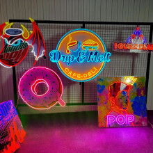 LOGO Custom Neon Signs Personalized LED Light Up Sign with Dimmer for Company Wall Decor, Shop, Bar, Wedding, Party Gifts