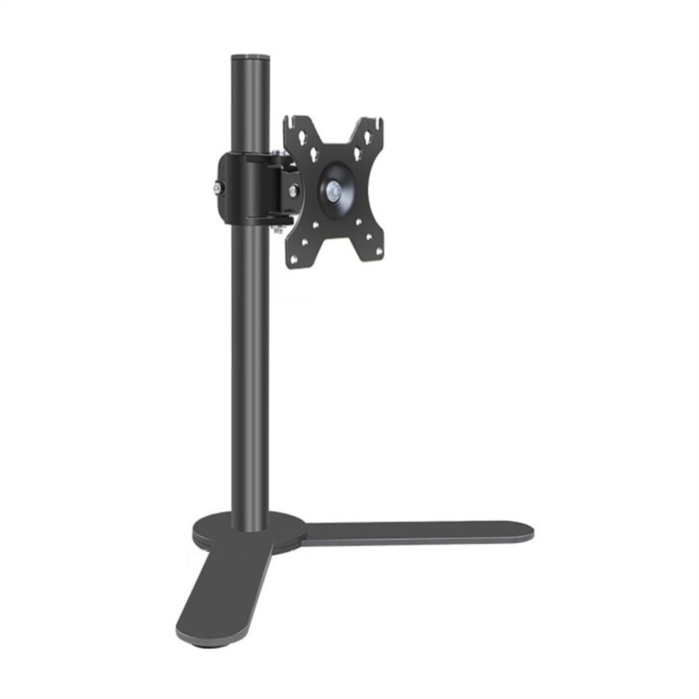 Monitor Mount Arm Single Monitor Desk Stand, Height Adjustable Steel Bracket For 17"-32" Monitors, Swivel Tilt Rotation, 17.6Lbs Capacity 6482260895376