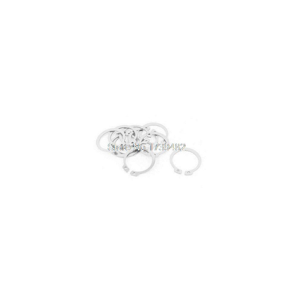 10Pcs 304 Stainless Steel Circlip Retaining Snap Rings 30Mm Diameter For Shaft Applications 6482260895550
