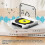(White) KC-918 CD Player with LCD Screen Portable Bluetooth Speaker Audio Repeater for Home Car 2