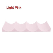 (Light pink) Fridge Organiser Wine Beer Stacking Bottle Rack Kitchen Space Saving Can Holder