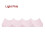 (Light pink) Fridge Organiser Wine Beer Stacking Bottle Rack Kitchen Space Saving Can Holder 1