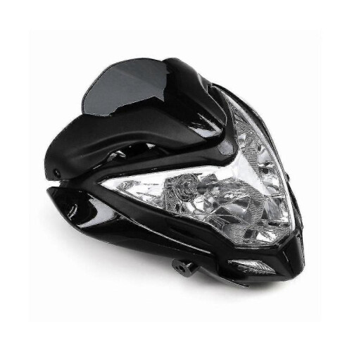 Black Motorcycle Headlight Assembly Motorcycle Headlight Headlight Assembly for 150 200 2