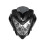Black Motorcycle Headlight Assembly Motorcycle Headlight Headlight Assembly for 150 200 1