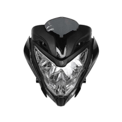 Black Motorcycle Headlight Assembly Motorcycle Headlight Headlight Assembly for 150 200