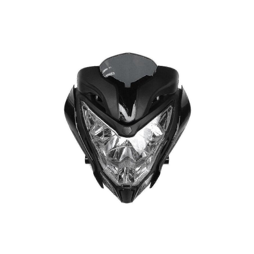 Black Motorcycle Headlight Assembly Motorcycle Headlight Headlight Assembly for 150 200