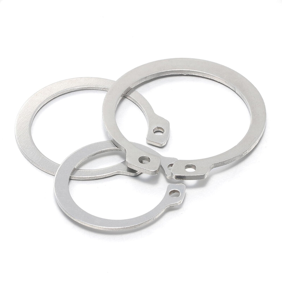 Clip Rings C-Clips 3 Pcs 304 Stainless Steel Snap Clips 90-115Mm External Circlips For Machinery Bearings Gears Fixtures 6038364507815