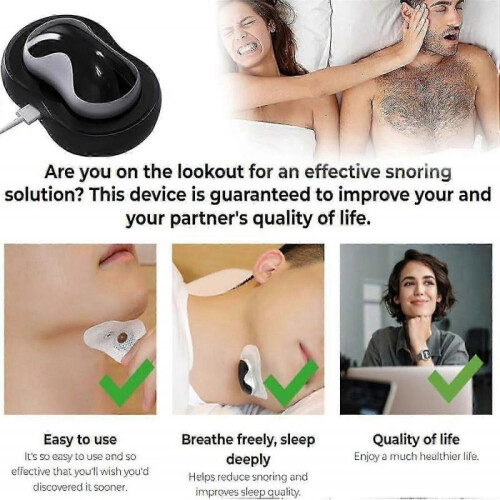 (Sleeping patch) Snortium Pro- Portable Snortium Anti Snoring Device,household Snoring Prevention 2