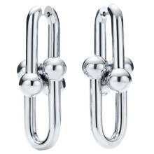 (Style 2, Silver) Elegant Horseshoe Earrings Jewelry Versatile Horseshoe Shape Earrings Ear Accessory Enhances Your Fashion Statement